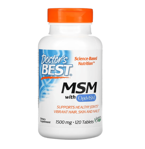 Doctor's Best MSM 1500 mg 120 таблеток 30480 фото
