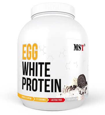 MST EGG White Protein 1,8 кг Cookies Cream 47802 фото