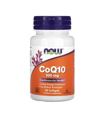 NOW Foods CoQ10 100 mg 50 капсул 03208 фото