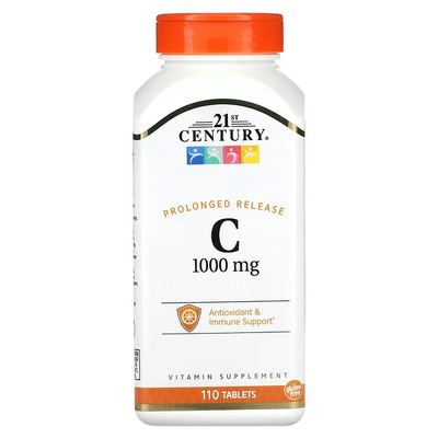 21st Century C-1000 mg 110 таблеток 21225 фото