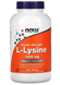 NOW Foods L-Lysine 1000 мг 250 таблеток 53730 фото 1
