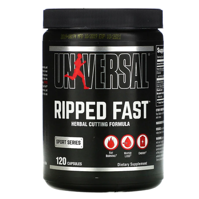 Universal Nutrition Ripped Fast 120 капсул 47250 фото
