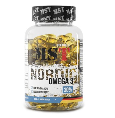 MST Nutrition Nordic Fish Oil 90 капсул 95720 фото