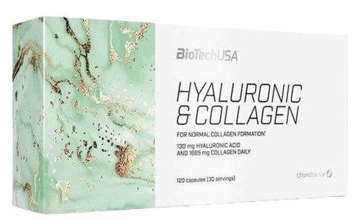 BioTech USA Hyaluronic & Collagen 120 капсул 31788 фото