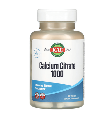 KAL Calcium Citrate 1000 90 таблеток 32280 фото