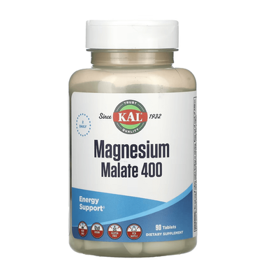 KAL Magnesium Malate 400 90 таблеток 81309 фото