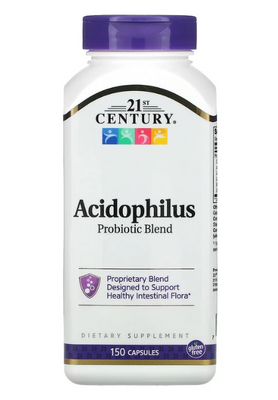 21st Century Acidophilus Probiotic Blend 150 капсул 22928 фото