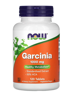 NOW Foods Garcinia 1000 mg 120 таблеток 43560 фото