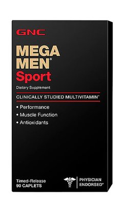 GNC Mega Men Sport 90 таблеток 63073 фото