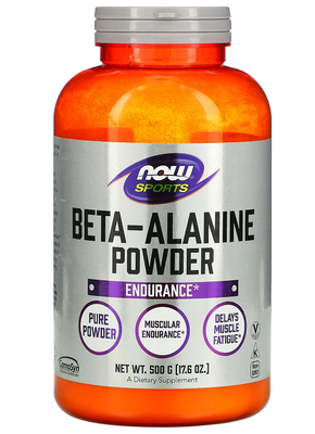 NOW Sports Beta-Alanine 100% Pure Powder 500g 12057 фото