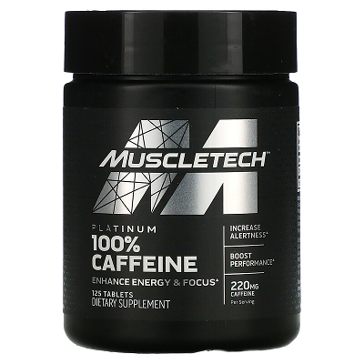 MuscleTech Caffeine 200 мг 125 таблеток 13058 фото