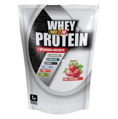 Power Pro Whey Protein 1000g Клубника 25085 фото