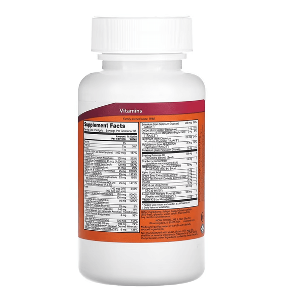 NOW Foods EVE Superior Women's Multi 90 Softgels 35073 фото