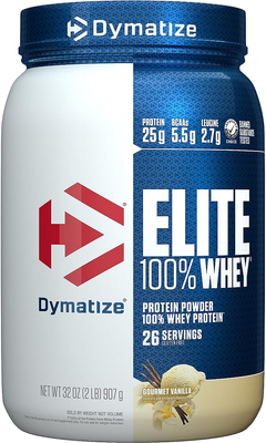 Dymatize Nutrition Elite 100% Whey Protein 907g Gourmet Vanilla 32895 фото