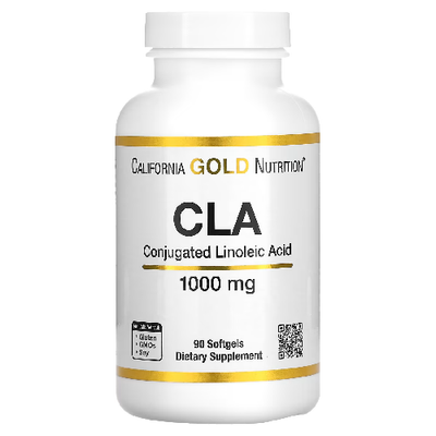California Gold Nutrition CLA 1000 mg 90 капсул 46379 фото