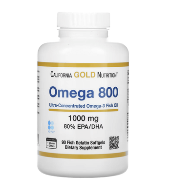 California Gold Nutrition Omega 800 90 капсул 63245 фото