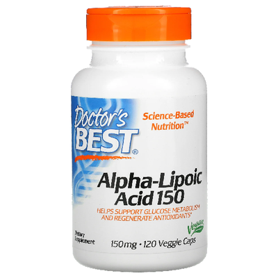 Doctor's Best Alpha Lipoic Acid 150 mg 120 капсул 20340 фото