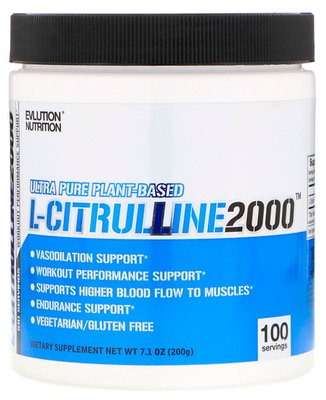 L-Citrulline 2000 ​EVLution Nutrition 200g 98040 фото