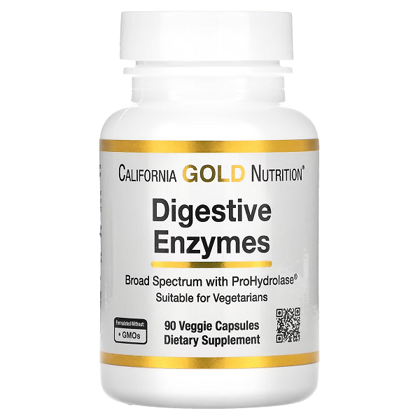 California Gold Nutrition Digestive Enzymes 90 капсул 30872 фото