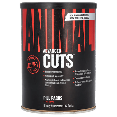 Universal Nutrition Animal Cuts 42 Packs 43018 фото