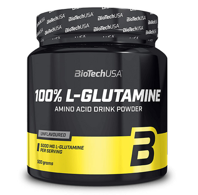 BioTech USA 100% L-Glutamine 500g 30507 фото
