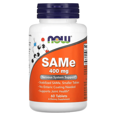 NOW Foods SAMe 400 mg 60 таблеток 00141 фото