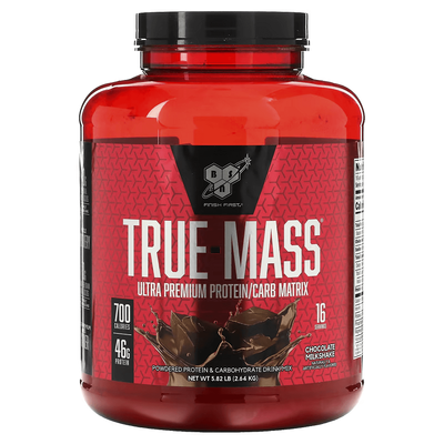 BSN True-Mass Chocolate Milkshake 2640g 00655 фото