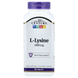 21st Century L-Lysine 1000 mg 90 таблеток 28063 фото 1
