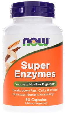 NOW Foods Super Enzymes 90 капсул 39085 фото