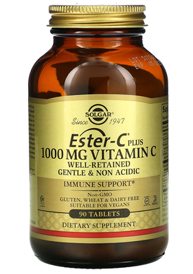 Solgar Ester-C Plus Vitamin C 1000 мг 90 таблеток 83920 фото