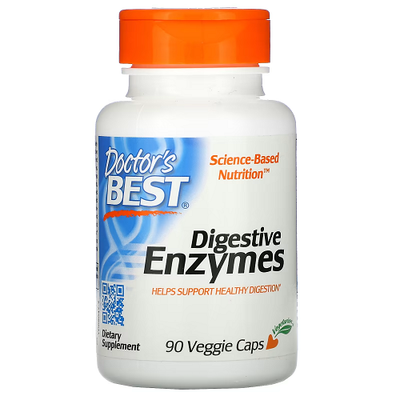 Doctor's Best Digestive Enzymes 90 капсул 19030 фото