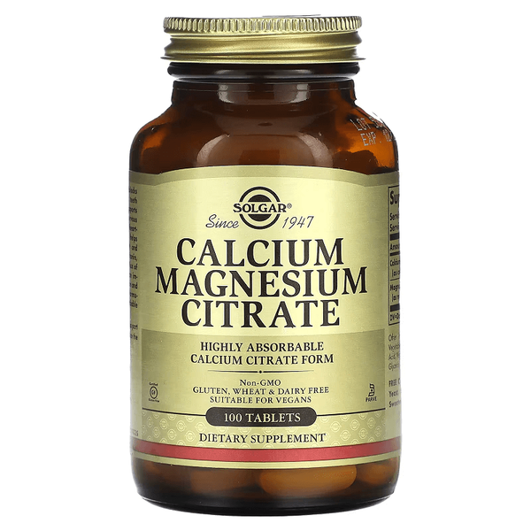 Solgar Calcium Magnesium Citrate 100 таблеток 00509 фото