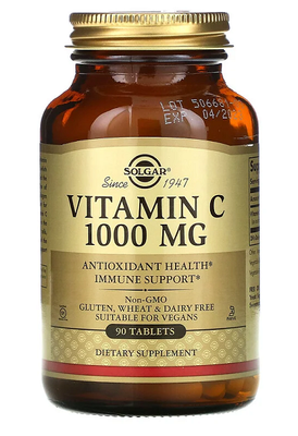 Solgar Витамин C 1000 мг 90 таблеток 38290 фото