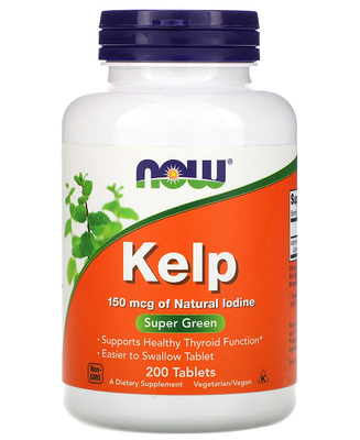 Now Foods Kelp 150 мкг 200 таблеток 72820 фото