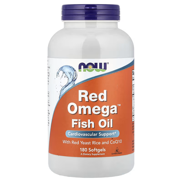 NOW Foods Red Omega Fish Oil 180 капсул 01676 фото