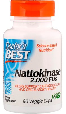 Doctor's Best Nattokinase​ 90 капсул 20352 фото