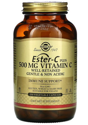 Solgar Ester-C Plus Vitamin C 500 мг 250 капсул 38270 фото