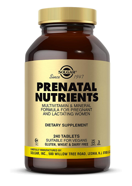 Solgar Prenatal Nutrients 240 таблеток 27094 фото
