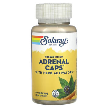 Solaray Adrenal Caps with Herb Activators 60 капсул 05100 фото