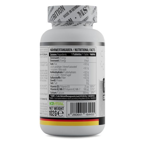 MST Calcium Citrate Vitamin D3+K2 60 таблеток 64455 фото