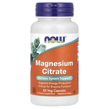 NOW Foods Magnesium Citrate 120 капсул 01291 фото