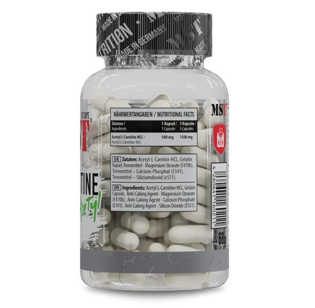 MST L-Carnitine Acetyl 90 капсул 83240 фото