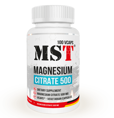 MST Magnesium Citrate 500 mg 100 капсул 48703 фото