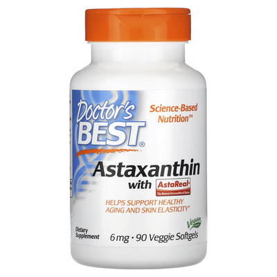 Doctor's Best Astaxanthin 6 mg 90 капсул 40224 фото