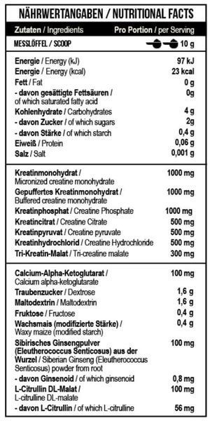 MST Creatine Kick 300g Watermelon-Kiwi 37236 фото