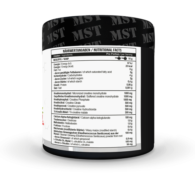 MST Creatine Kick 300g Watermelon-Kiwi 37236 фото