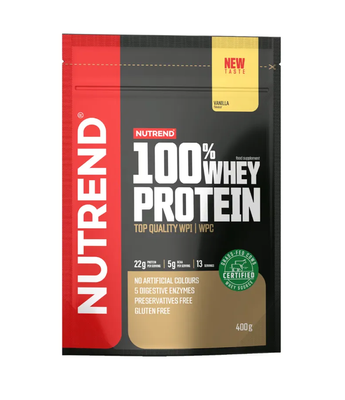Nutrend 100% Whey Protein 400g Vanilla 4047 фото