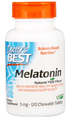 Doctor's Best Melatonin 5 мг 120 таблеток 34052 фото