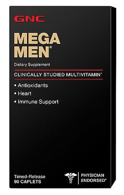 GNC Mega Men 90 таблеток 30235 фото