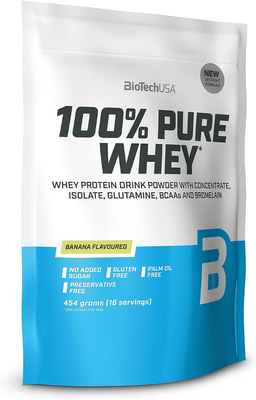 ​BioTech USA 100% Pure Whey​​ 454g Banana 32678 фото